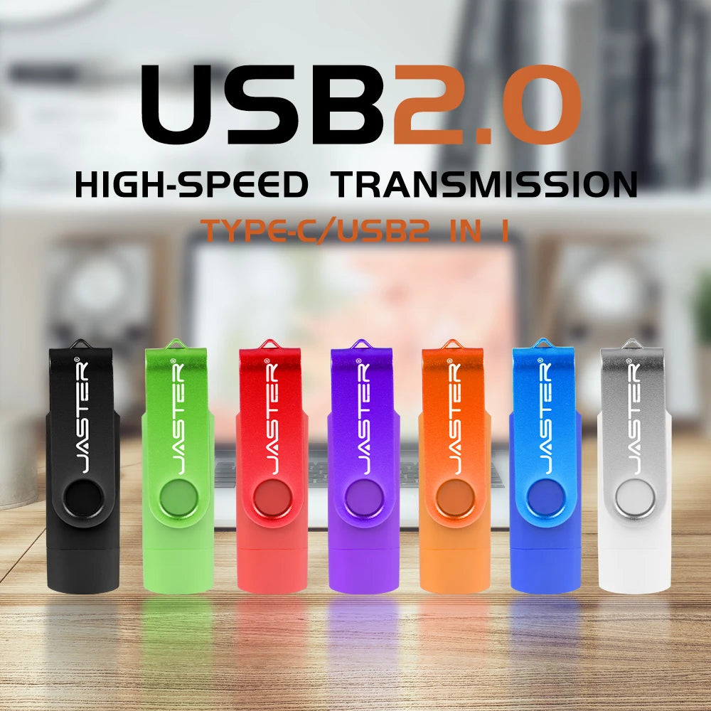Rotating USB-C OTG Flash Drive - Dual Interface for Android Phone, Tablet & PC - Image 5