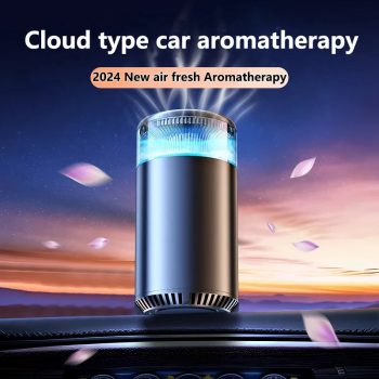 Smart Car Aromatherapy Diffuser - Air Purifier with Atmosphere Light & Perfume Spray