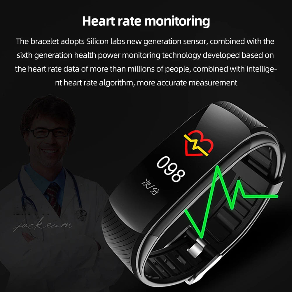 Sport Smartwatch Heart Rate, Blood Pressure & Blood Oxygen Monitor | IP67 Waterproof - Image 2