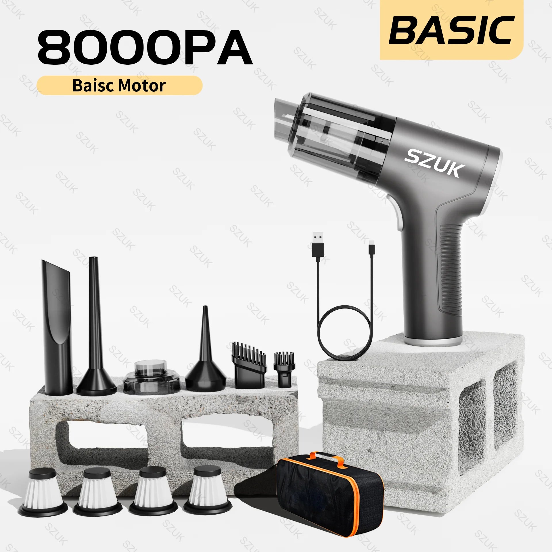 98000PA Wireless Car Vacuum Cleaner - Ultra-Powerful Handheld Cleaner - Image 8