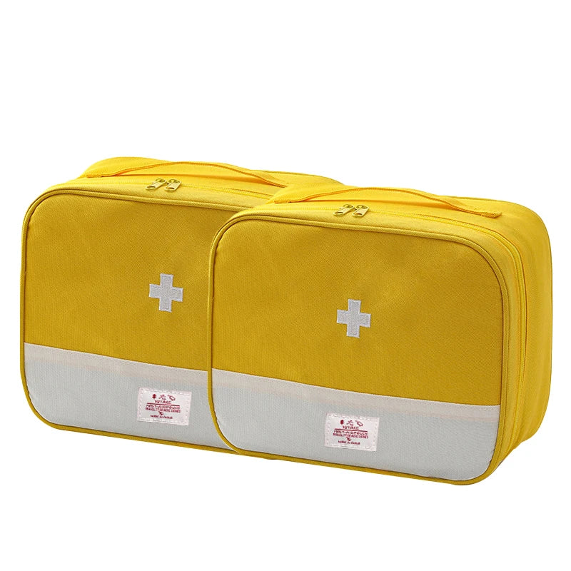 Portable Medicine Storage Bag | Multi-Compartment Travel First Aid Kit Organizer | Oxford - Image 13