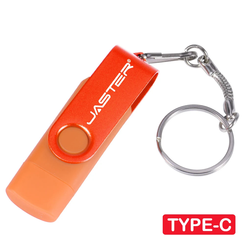 Rotating USB-C OTG Flash Drive - Dual Interface for Android Phone, Tablet & PC - Image 7