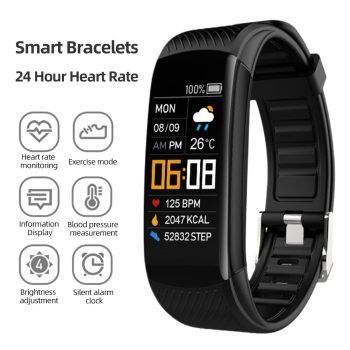 Sport Smartwatch Heart Rate, Blood Pressure & Blood Oxygen Monitor | IP67 Waterproof