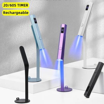 Mini Handheld UV LED Nail Lamp Portable Rechargeable Gel Polish Dryer