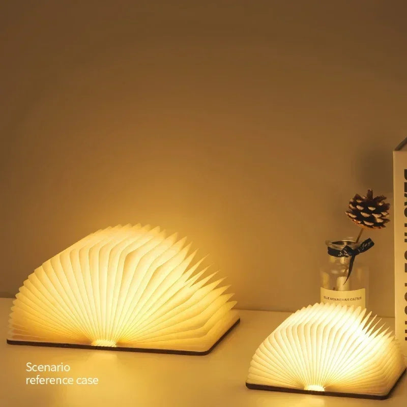 3D LED Book Light - USB Rechargeable Foldable Desk Lamp with Magnetic Design - Image 5