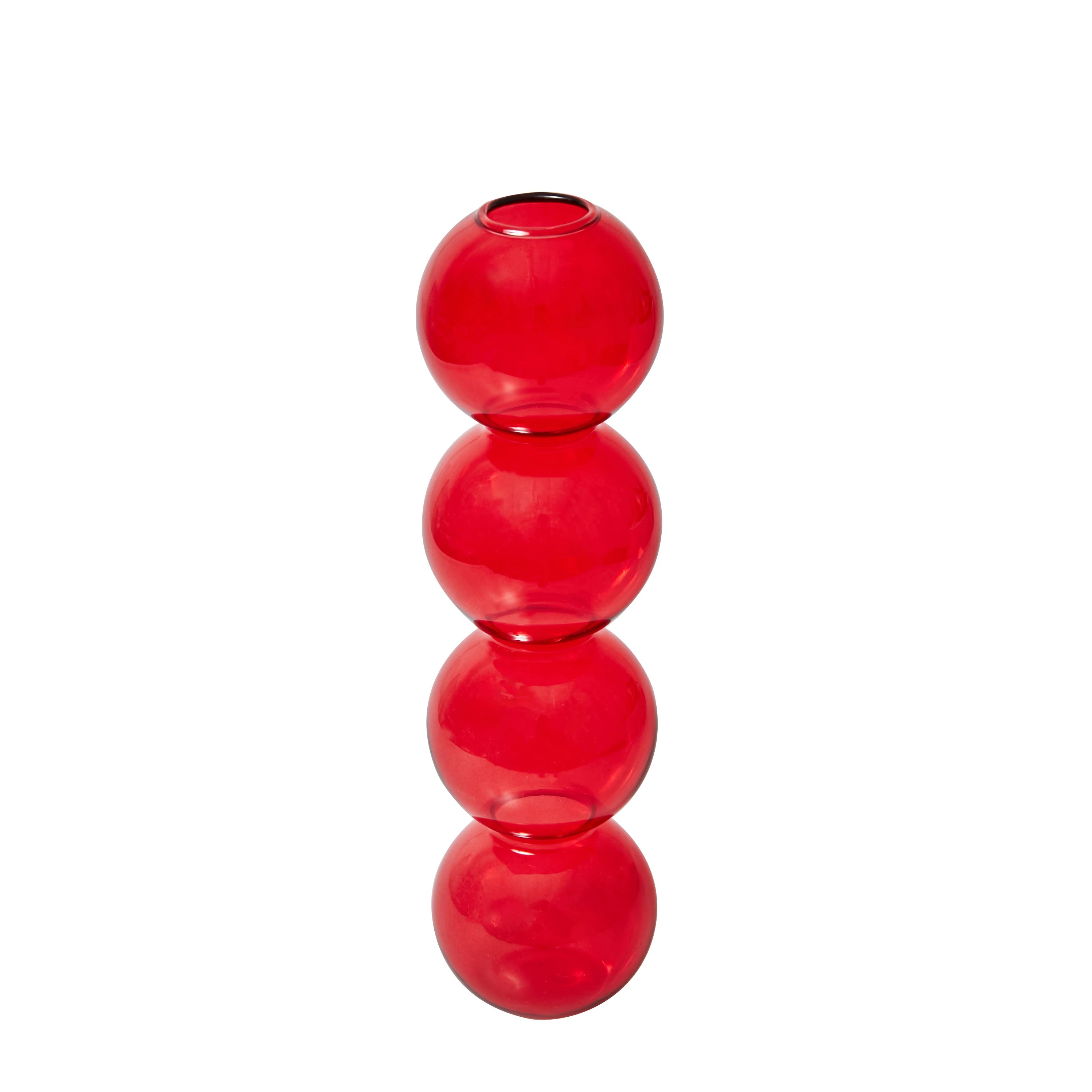 Festive Glass Taper Candle Holders | Red & Green Christmas Candlestick Collection - Image 15