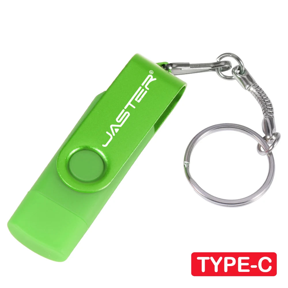 Rotating USB-C OTG Flash Drive - Dual Interface for Android Phone, Tablet & PC - Image 12