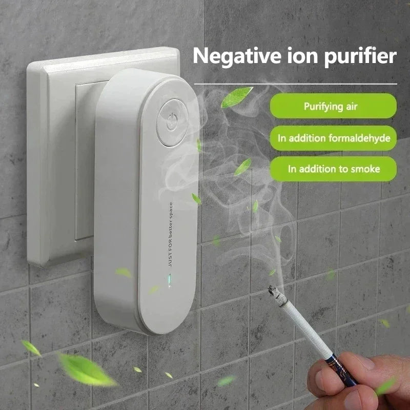 Plug-In Negative Ion Air Purifier Silent Anion Generator for Home & Office, US & EU Plug