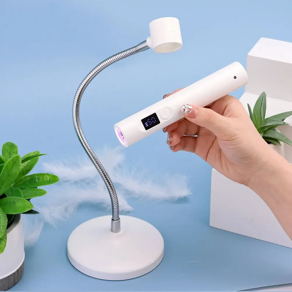 Portable UV LED Nail Lamp USB Rechargeable Gel Dryer - Image 4