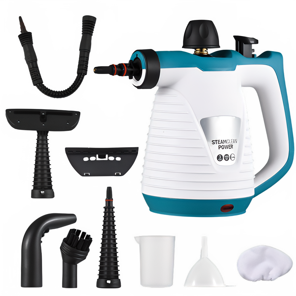 Multi-Surface Steam Cleaner - Complete 9-Piece Accessory Kit